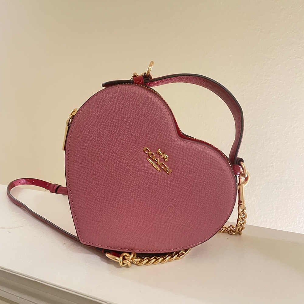 Heart Crossbody Coach Purse